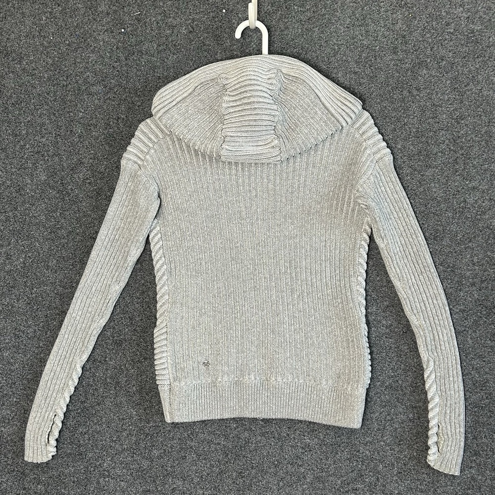 Lululemon Embrace Full Zip Hoodie Scuba Sweater -Gray - Women's Size 4 - EUC!!!! - Picture 7 of 16